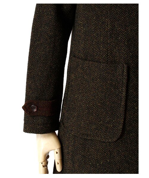 SEVENDAYS=SUNDAY(セブンデイズサンデイ)の「・HARRIS使いチェスターコート(コート ・メンズ・チャコールグレー/キャメル/カーキ/ネイビー・S/M/L)」の10枚目の写真