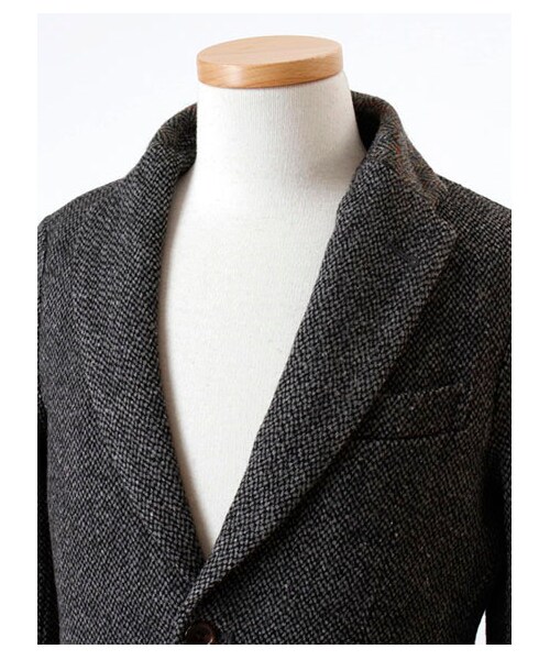 SEVENDAYS=SUNDAY（セブンデイズサンデイ）の「・HARRIS使いテーラードジャケット（ジャケット・メンズ・チャコールグレー/キャメル/カーキ/ネイビー・S/M/L）」の9枚目の写真