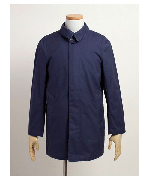 SEVENDAYS=SUNDAY(セブンデイズサンデイ)の「・裏迷彩柄 ステンカラーコート(コート ・メンズ・ベージュ/ネイビー・S/M/L)」の2枚目の写真