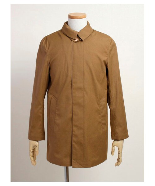 SEVENDAYS=SUNDAY(セブンデイズサンデイ)の「・裏迷彩柄 ステンカラーコート(コート ・メンズ・ベージュ/ネイビー・S/M/L)」の4枚目の写真