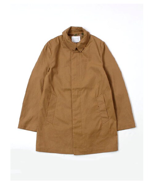 SEVENDAYS=SUNDAY(セブンデイズサンデイ)の「・裏迷彩柄 ステンカラーコート(コート ・メンズ・ベージュ/ネイビー・S/M/L)」の3枚目の写真