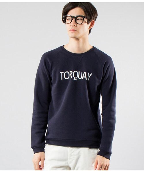 JUNRED（ジュンレッド）の「ターキータイポスウェット（ニット・メンズ・グレー/ネイビー・0/1/2）」の2枚目の写真