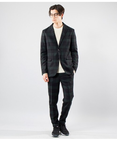 LE JUN（ルジュン）の「ブラックウォッチパンツ（パンツ・メンズ・グリーン・S/M/L）」の11枚目の写真