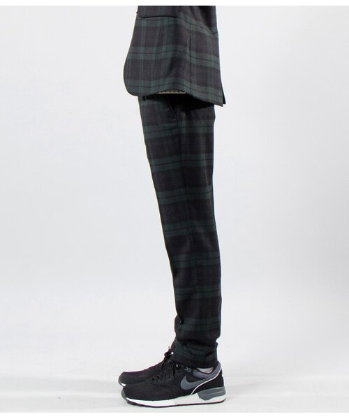 LE JUN（ルジュン）の「ブラックウォッチパンツ（パンツ・メンズ・グリーン・S/M/L）」の3枚目の写真