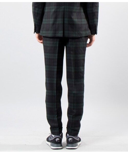 LE JUN（ルジュン）の「ブラックウォッチパンツ（パンツ・メンズ・グリーン・S/M/L）」の4枚目の写真