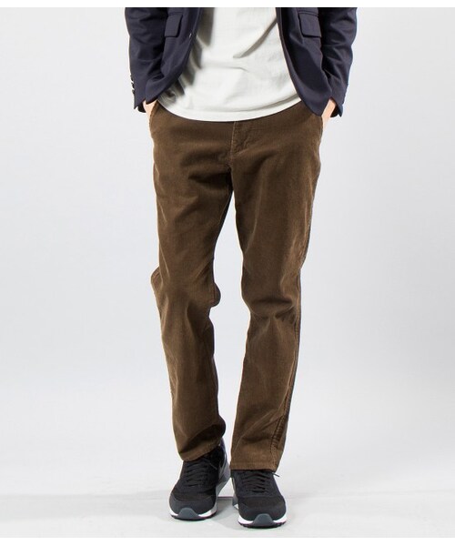 LE JUN（ルジュン）の「コーデュロイテーパード（パンツ・メンズ・ダークブラウン/ブラウン/ベージュ/ネイビー・S/M/L）」の2枚目の写真