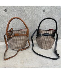 copine | 【OUTLET】2wayチェック柄バッグ(2color)(ハンドバッグ)