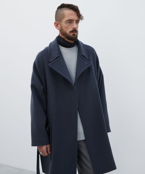 LIDNM(リドム)の「FINE WOOL MINIMAL HALF COAT(その他アウター LIDNM(リドム)の「FINE WOOL MINIMAL HALF COAT(その他アウター