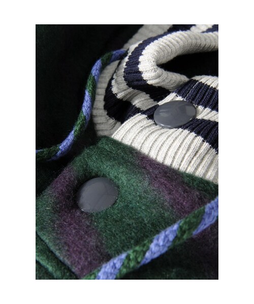 mercibeaucoup,（メルシーボークー）の「メルシーボークー、 / メンズ ベリーノライト / ブルゾン（ジャケット/アウター・メンズ・off white/green・03）」の4枚目の写真