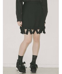 merry jenny（メリージェニー）の「ぐるりリボンミニスカート（スカート）」