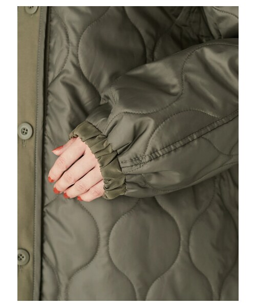 Green　Parks（グリーンパークス）の「・ELENCARE DUE SET2点ライナー×モッズ（ジャケット/アウター・カーキ/ネイビー・F）」の14枚目の写真