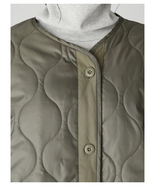 Green　Parks（グリーンパークス）の「・ELENCARE DUE SET2点ライナー×モッズ（ジャケット/アウター・カーキ/ネイビー・F）」の13枚目の写真