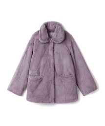 GRL（グレイル）の「ステンカラーエコファーコート（その他アウター・レディース）」