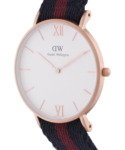 Daniel Wellington（ダニエルウェリントン）の「Grace London Sandblasted Rose Gold Watch（その他・メンズ・Navy Blue/Red・740.00）」の2枚目の写真