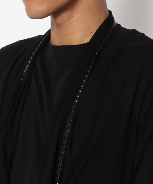 KMRii（ケムリ）の「【別注】KMRii/ケムリ/Magnolia Cross Drape CD（トップス・メンズ・BLACK・1/2/3）」の6枚目の写真