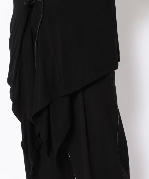 KMRii（ケムリ）の「【別注】KMRii/ケムリ/Magnolia Cross Drape CD（トップス・メンズ・BLACK・1/2/3）」の9枚目の写真