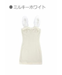 Bobon21 | ふわもちシャギーニットキャミワンピース(ワンピース)