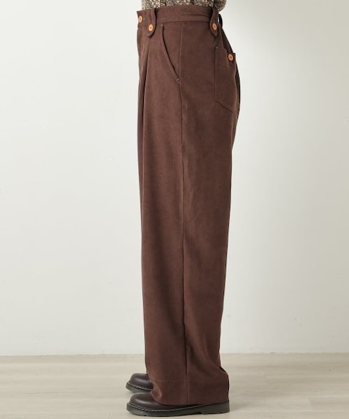 DOUBLE NAME（ダブルネーム）の「太ベルトループワイドパンツ（）」 - WEAR