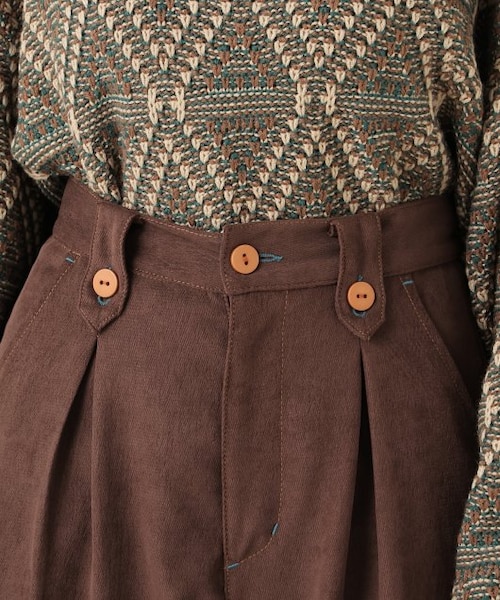 DOUBLE NAME（ダブルネーム）の「太ベルトループワイドパンツ（）」 - WEAR