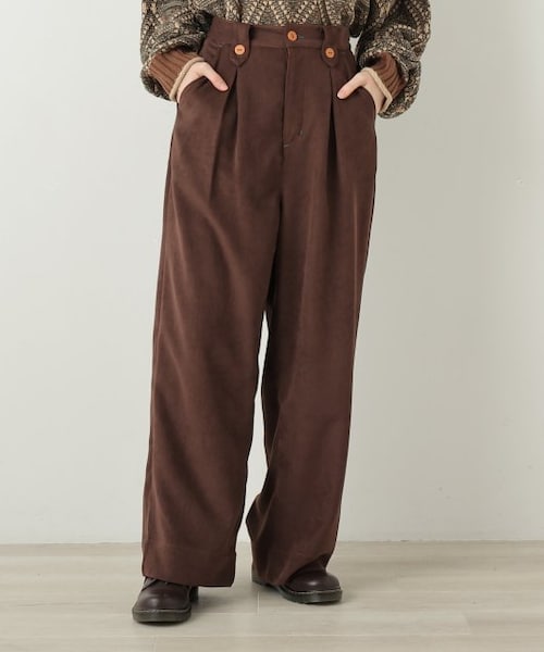 DOUBLE NAME（ダブルネーム）の「太ベルトループワイドパンツ（）」 - WEAR