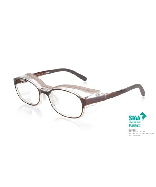 JINS（ジンズ）の「JINS PROTECT-KIDS-（メガネ・キッズ・ピンク(02)/ブルー(54)/ブラウン(84)・Small 48.9□16.0-117.0○32）」の2枚目の写真