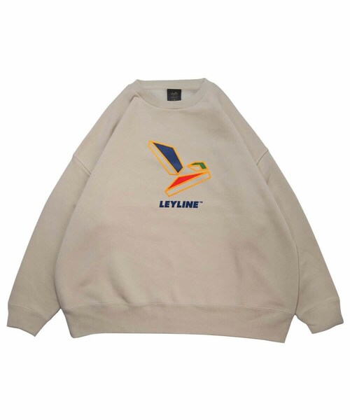 Leyline（レイライン）の「L bird sweat（スウェット・レディース・グレー/ブラウン・M/L/XL）」の2枚目の写真