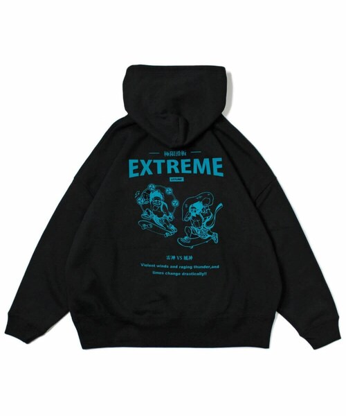 Leyline（レイライン）の「Fujin raijin parka（パーカー・レディース・ホワイト/ブラック・M/L/XL）」の2枚目の写真