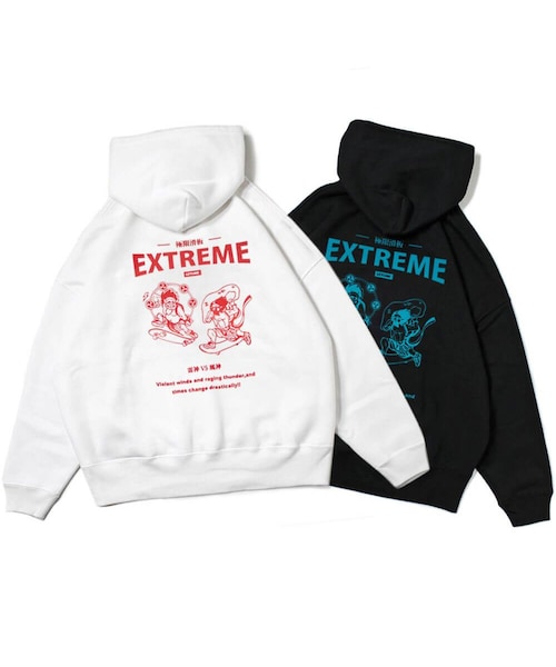 Leyline（レイライン）の「Fujin raijin parka（パーカー・レディース・ホワイト/ブラック・M/L/XL）」の3枚目の写真