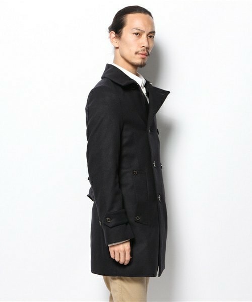 MACKINTOSH トレンチコート フェトラー 36 ネイビー ほぼ新品 HELIOPOLE MEN（エリオポールメン）の「MACKINTOSH トレンチコート