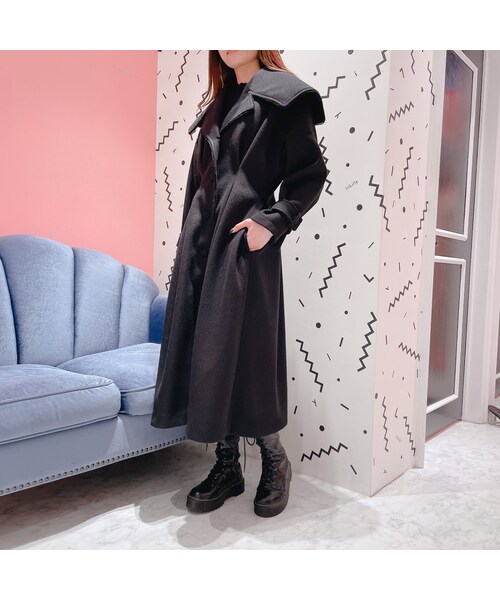 lilLilly（リルリリー）の「タックセーラーロングコート（）」 - WEAR
