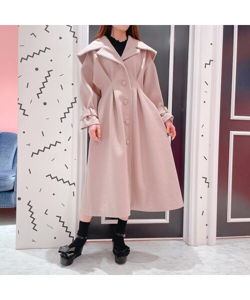 lilLilly（リルリリー）の「タックセーラーロングコート（）」 - WEAR