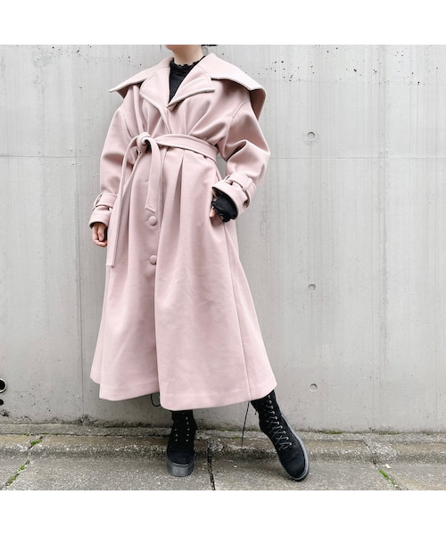 lilLilly（リルリリー）の「タックセーラーロングコート（）」 - WEAR
