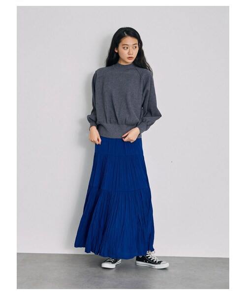 GARAGE OF GOOD CLOTHING(ガレージオブグッドクロージング)の「ビンテージサテンワッシャースカート(スカート・ブラウン/ブルー・F)」の20枚目の写真