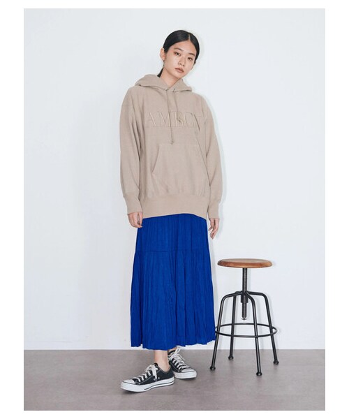 GARAGE OF GOOD CLOTHING(ガレージオブグッドクロージング)の「ビンテージサテンワッシャースカート(スカート・ブラウン/ブルー・F)」の14枚目の写真