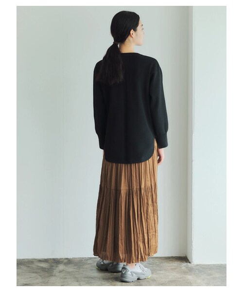 GARAGE OF GOOD CLOTHING(ガレージオブグッドクロージング)の「ビンテージサテンワッシャースカート(スカート・ブラウン/ブルー・F)」の6枚目の写真