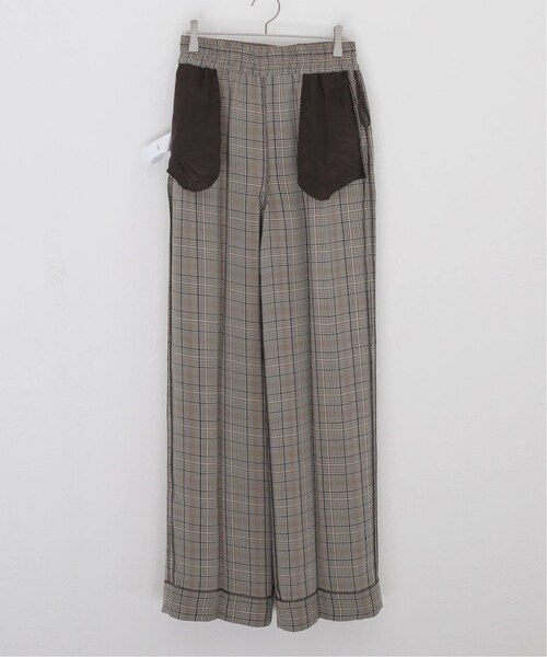 美品　VERMEIL par iena タータンチェック パンツ VERMEIL par iena（ヴェルメイユパーイエナ）の「チェックパンツ