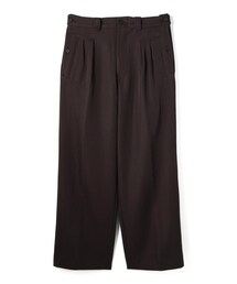 YOKE（ヨーク）の「YOKE/ヨーク/@/2TUCK WIDE GURKHA TROUSERS