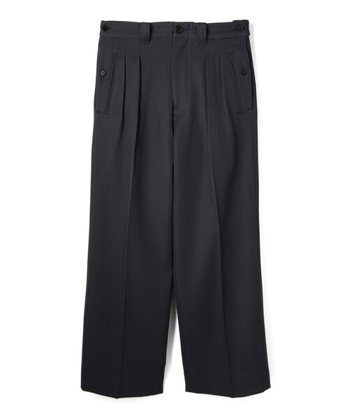 YOKE（ヨーク）の「YOKE/ヨーク/@/2TUCK WIDE GURKHA TROUSERS