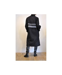 blanc basque | バックニットコート(ステンカラーコート)