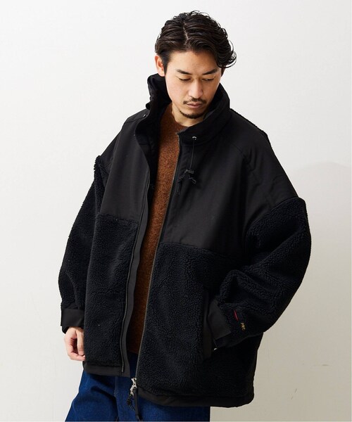 JOURNAL STANDARD(ジャーナルスタンダード)の「《予約》ボアフリース ジャケット(ジャケット/アウター・ブラック/(001)/M/在庫あり/L/XL)」の15枚目の写真