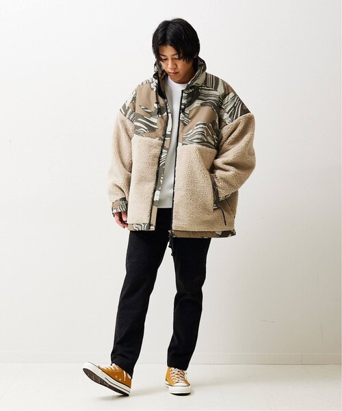 JOURNAL STANDARD(ジャーナルスタンダード)の「《予約》ボアフリース ジャケット(ジャケット/アウター・ブラック/(001)/M/在庫あり/L/XL)」の3枚目の写真