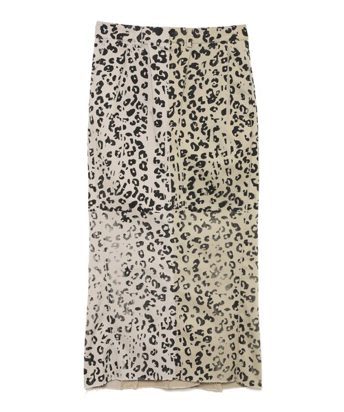 77circa（ナナナナサーカ）の「circa make over print long skirt（スカート・レディース・BLACK/01/D.GRAY/03/D.OLIVE/37/EMERALD/34/GRAY/07/KHAKI/35/LIME/39/MINT/38/OLIVE/36/SILVER GRAY/04/T.GRAY/05/グリーン系/33/グレイ系/06/ブラック系/02・28）」の2枚目の写真