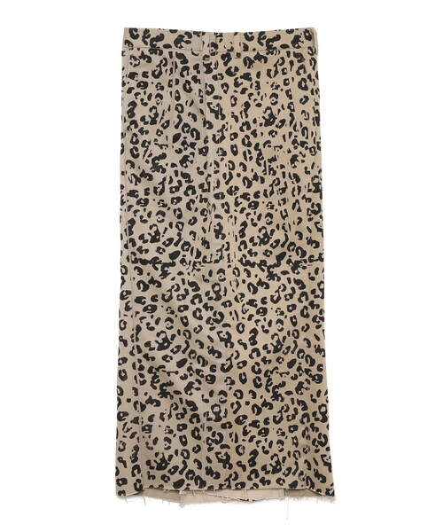 77circa（ナナナナサーカ）の「circa make over print long skirt（スカート・レディース・BLACK/01/D.GRAY/03/D.OLIVE/37/EMERALD/34/GRAY/07/KHAKI/35/LIME/39/MINT/38/OLIVE/36/SILVER GRAY/04/T.GRAY/05/グリーン系/33/グレイ系/06/ブラック系/02・28）」の4枚目の写真