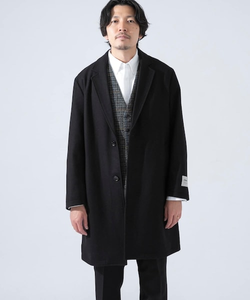 URBAN RESEARCH ROSSO WOMEN（アーバンリサーチ　ロッソ）の「Bellandi麥爾登切斯特大衣（ジャケット/アウター・メンズ・黑色/炭灰色・M/L）」の8枚目の写真