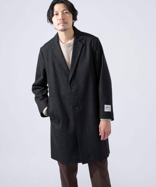 URBAN RESEARCH ROSSO WOMEN（アーバンリサーチ　ロッソ）の「Bellandi麥爾登切斯特大衣（ジャケット/アウター・メンズ・黑色/炭灰色・M/L）」の4枚目の写真