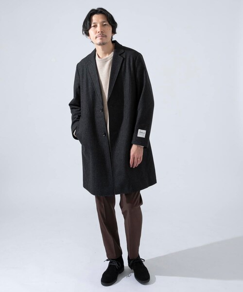 URBAN RESEARCH ROSSO WOMEN（アーバンリサーチ　ロッソ）の「Bellandi麥爾登切斯特大衣（ジャケット/アウター・メンズ・黑色/炭灰色・M/L）」の7枚目の写真