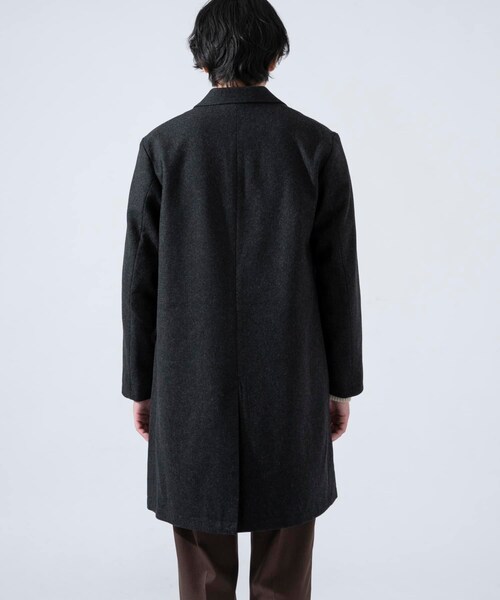 URBAN RESEARCH ROSSO WOMEN（アーバンリサーチ　ロッソ）の「Bellandi麥爾登切斯特大衣（ジャケット/アウター・メンズ・黑色/炭灰色・M/L）」の6枚目の写真