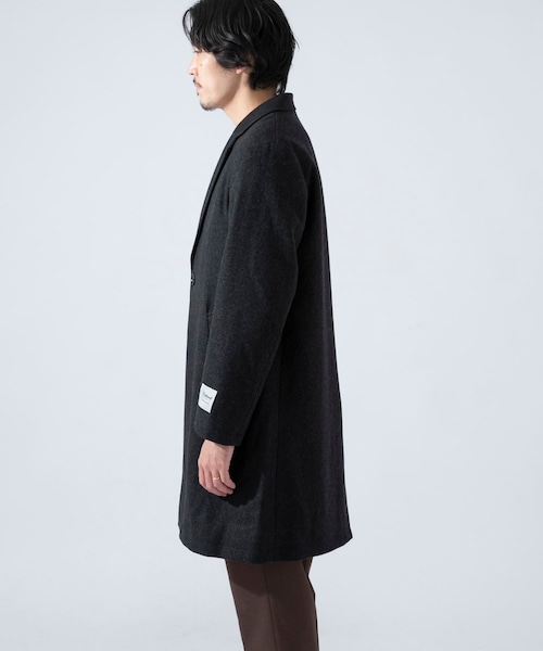 URBAN RESEARCH ROSSO WOMEN（アーバンリサーチ　ロッソ）の「Bellandi麥爾登切斯特大衣（ジャケット/アウター・メンズ・黑色/炭灰色・M/L）」の5枚目の写真