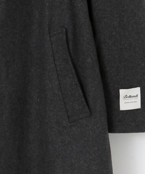 URBAN RESEARCH ROSSO WOMEN（アーバンリサーチ　ロッソ）の「Bellandi麥爾登切斯特大衣（ジャケット/アウター・メンズ・黑色/炭灰色・M/L）」の18枚目の写真