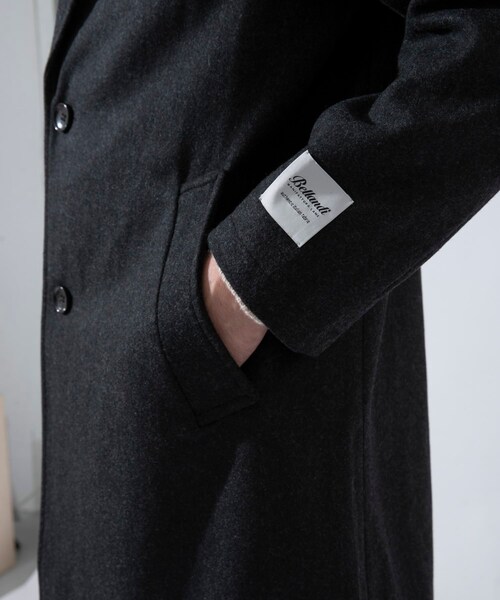 URBAN RESEARCH ROSSO WOMEN（アーバンリサーチ　ロッソ）の「Bellandi麥爾登切斯特大衣（ジャケット/アウター・メンズ・黑色/炭灰色・M/L）」の16枚目の写真